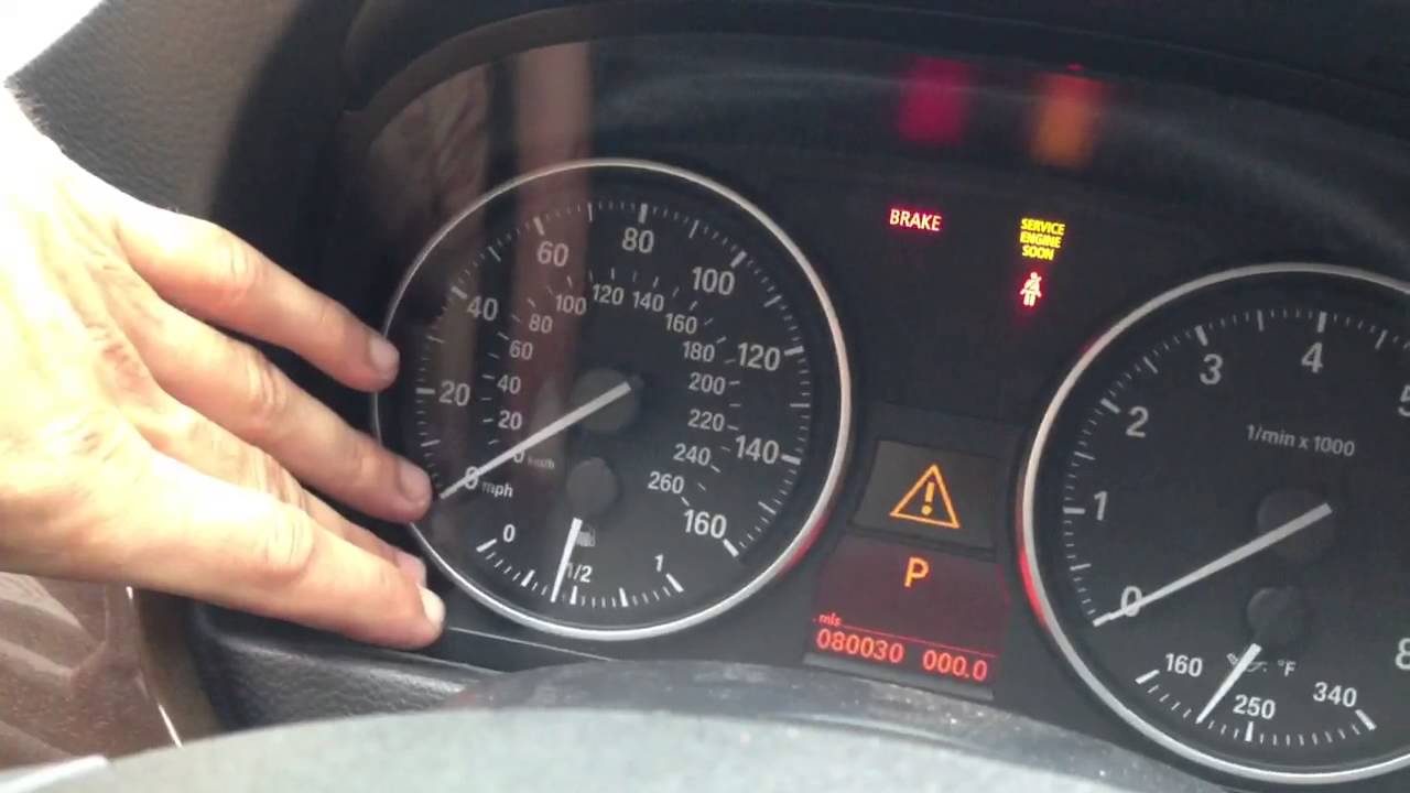 How to reset warning lights on a bmw #3