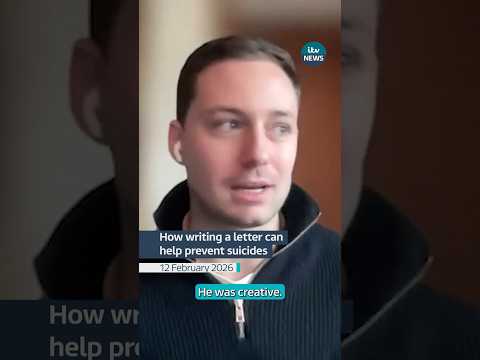 Campaigner Ben West has launched a suicide prevention project Reasons to Stay #itvnews