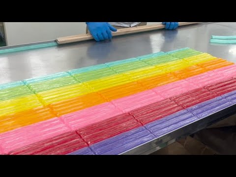 【製造動画】七色千歳飴の作り方 / How to make candy / Japan / Kyoto / 2025
