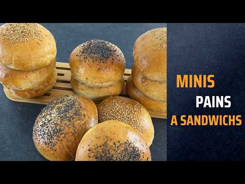 Minis pains moelleux pour sandwichs | Recette facile