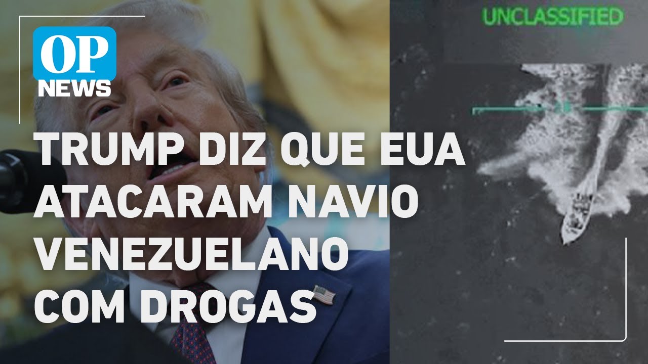 Trump diz que EUA atacaram navio venezuelano com drogas | O POVO NEWS