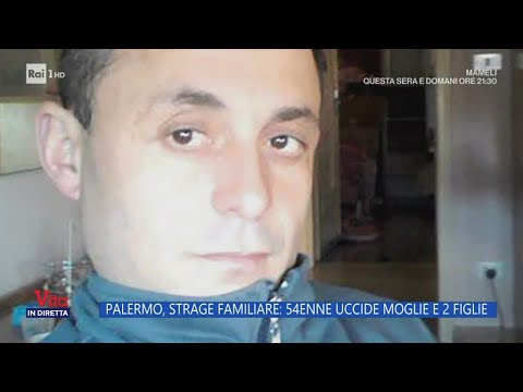 Palermo, strage familiare: 54enne uccide moglie e 2 figli - La Vita in diretta - 12/02/2024