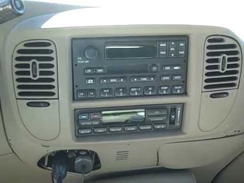 Ford Expedition Remove Radio & Poor Reception Repair - YouTube 97 expedition stereo wiring diagram 
