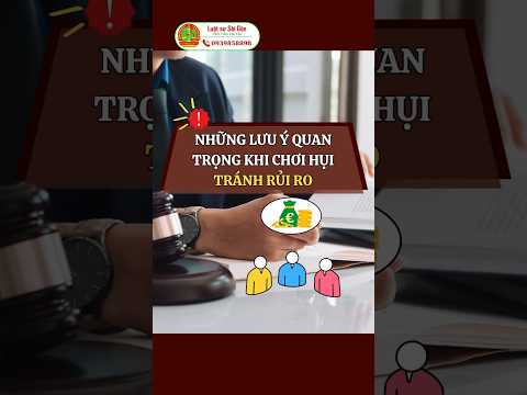 Những lưu ý quan trọng khi chơi hụi, tránh rủi ro. #news #hụi #dautu #họ #biêu #phường #taichinh