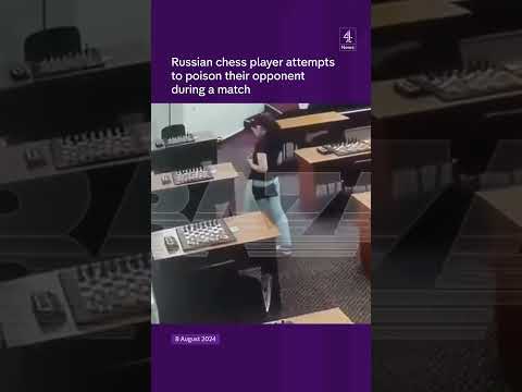 Russian chess player tries to poison their opponent during a match