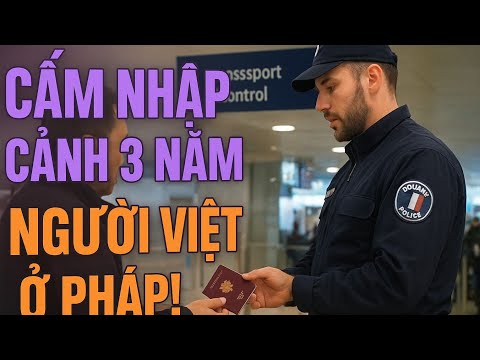 NGƯỜI VIỆT BỊ CẤM NHẬP CẢNH PHÁP 3 NĂM – NGUYÊN NHÂN BẤT NGỜ!