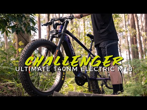 In Focus - CHALLENGER MKII Electric Bike - Ultimate 140Nm Mid Drive Fat Tyre Electric Mountain Bike