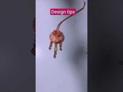 #beautiful #latkan with gotta flower #design #trending #tips 👍