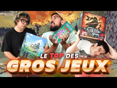 LE TOP DES GROS JEUX DE SOCIÉTÉ ( de stratégie )