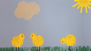 Easter Craft: Potato Printing