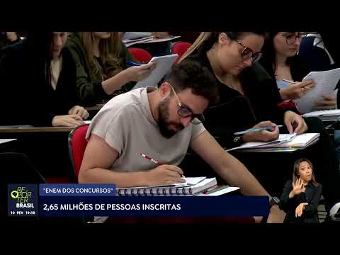 Concurso unificado tem mais de 2,65 milhões de inscritos