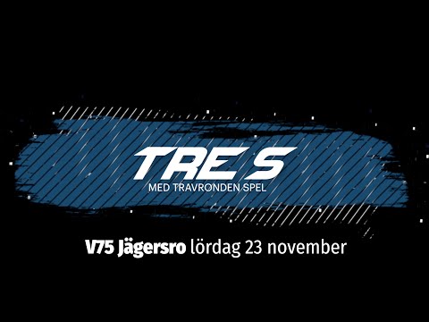 Speltips V75 Jägersro 23 november