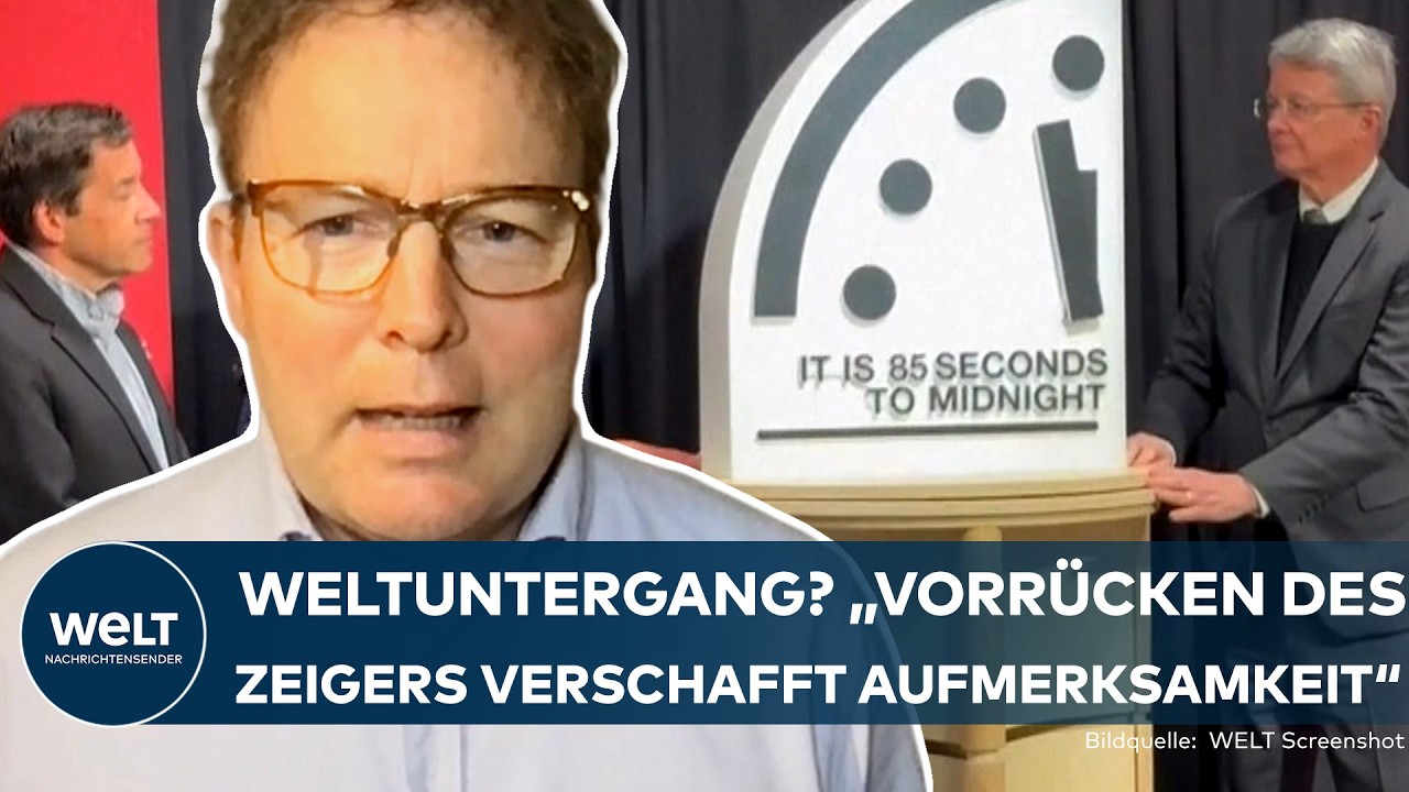 WELTUNTERGANG NAHT? Doomsday-Clock warnt: Wir stehen so kurz vor einer globaler Katastrophe wie nie