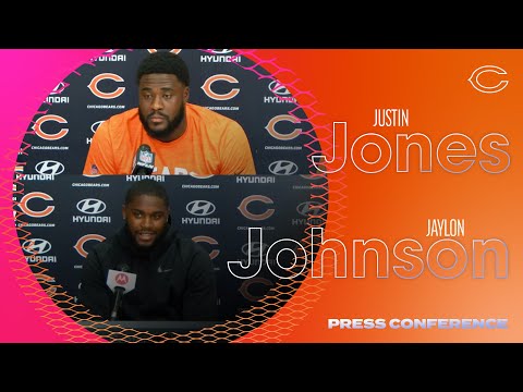 Jaylon Johnson, Justin Jones talk defense, training camp | Chicago Bears video clip