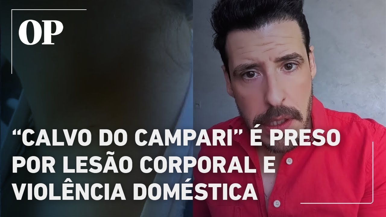 Influenciador “Calvo do Campari” é preso acusado de agredir a namorada; veja detalhes