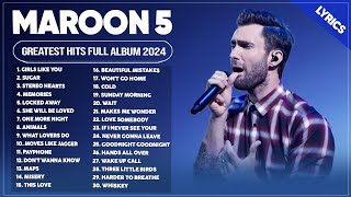 Maroon 5 Best Songs Playlist 2024 ~ The Best Of Maroon 5 ~ Greatest Hits Full Album 2024 (Lyrics)