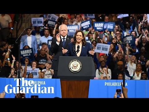 Kamala Harris and Tim Walz hold eleciton rally in Wisconsin – watch live