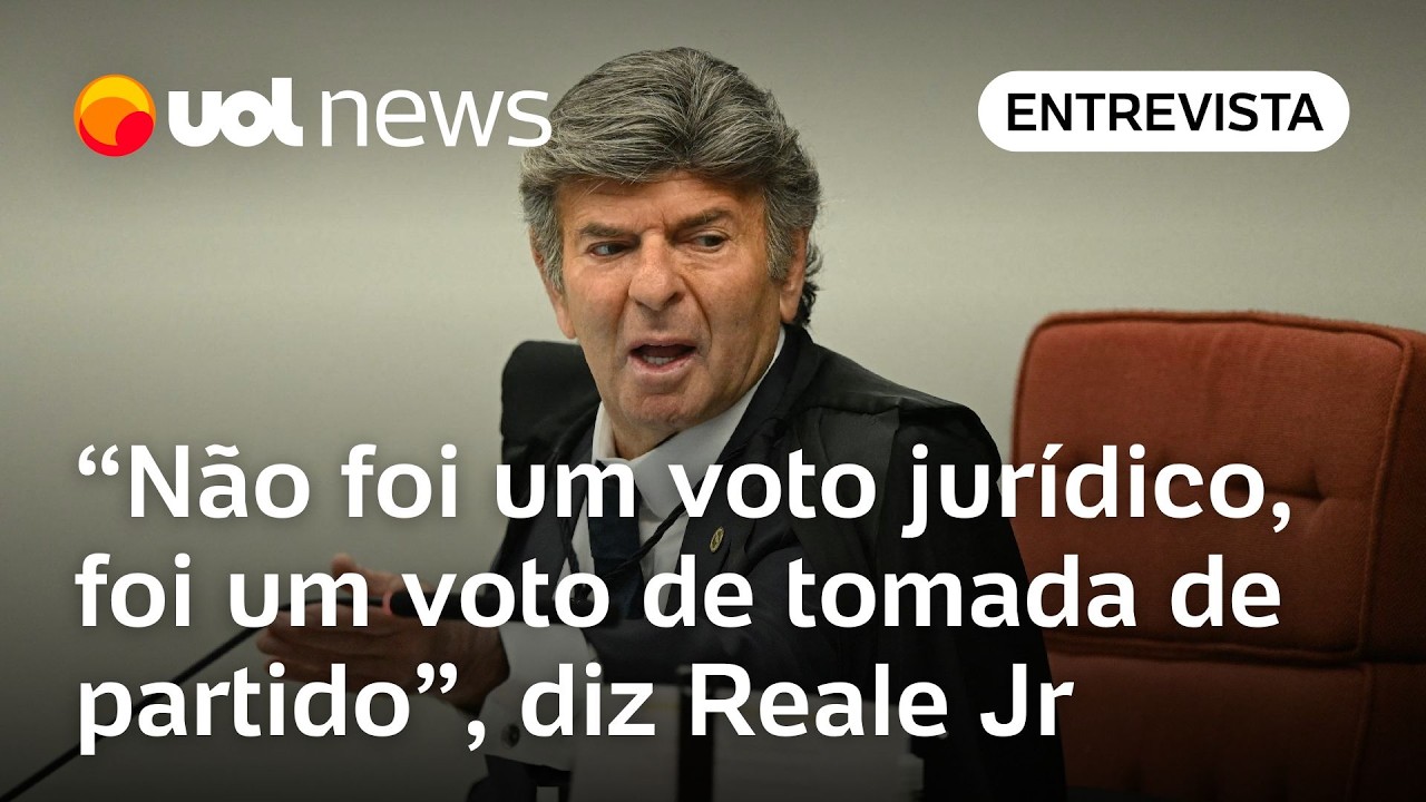 Voto de Fux não foi jurídico e mostra que ministro tomou partido no plano político avalia Reale Jr