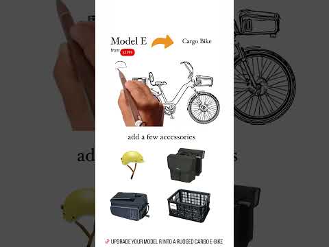 Turn any Electric Bike Company Model into a Cargo bike with our universal MIK racking system