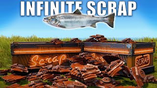 YouTube thumbnail for Blazed's video titled 'fish = infinite scrap'