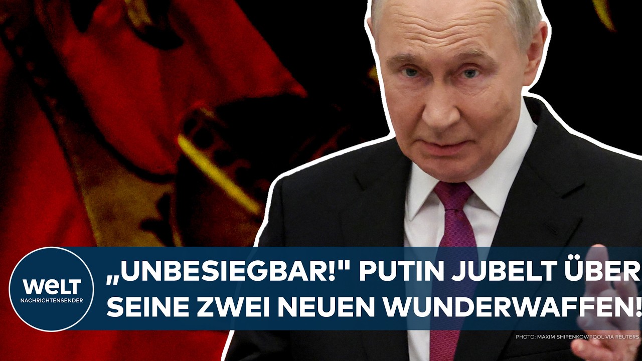 WLADIMIR PUTIN: "Unbesiegbar!" Russen-Präsident bejubelt seine zwei neuen Wunderwaffen!