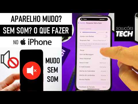 iPhone MUDO? SEM SOM? O que fazer? (ATUALIZADO)