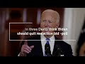 One in three Democrats thinks Biden should quit race, poll finds | REUTERS  - 00:59 min - News - Video