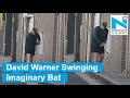 Watch: Missing Cricket, Warner Spotted Swinging Imaginary Bat