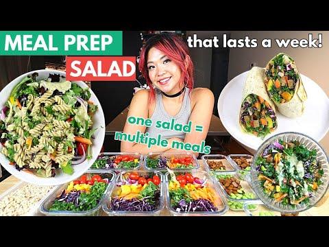 This Salad Would Cost $20 At a Restaurant... MEAL PREP Instead & Save Money!