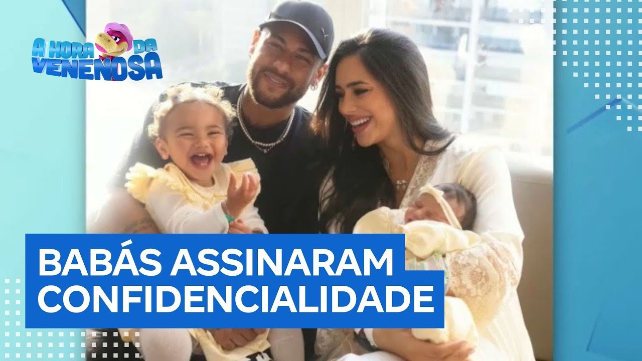 Neymar e Bruna Biancardi fazem as babás assinarem termo de confidencialidade