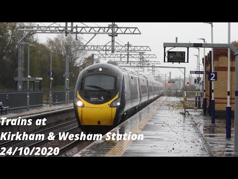 Trains at Kirkham & Wesham Station (24/10/2020)