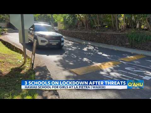 Three more Hawaii schools locked down amid threat investigations