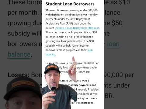 The College Investor | Big Beautiful Bill Winners and Losers: Student Loan Edition