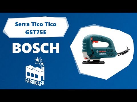 Serra Tico Tico 710W GST 75 E Bosch - 220V - Vídeo explicativo