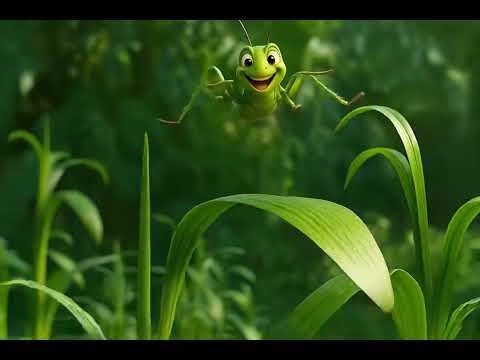 Con cào cào có cái cánh xanh xanh