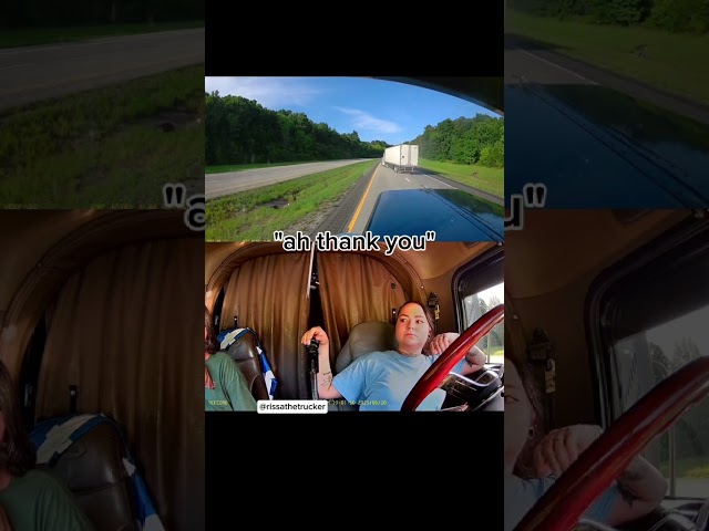 All kinds of communication on the road are important to pick up on and understand #truckdrivers