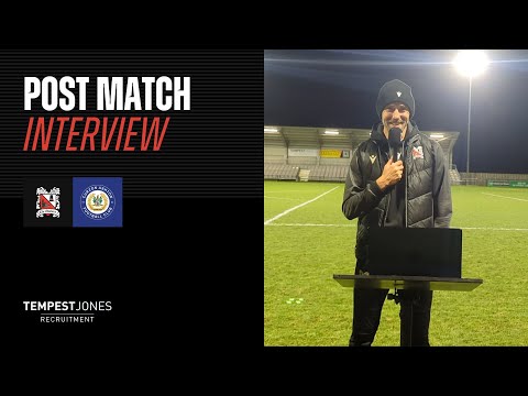 Curzon Ashton Post-Match Interview: Scott Barrow