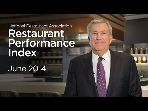 The National Restaurant Association's Hudson Riehle provides an update on the MayRestaurant Performance Index and other economic indicators. Visit http://www.restaurant.org/research for all the latest restaurant industry news and insights. The National Restaurant Association's Hudson Riehle provides an update on the MayRestaurant Performance Index and other economic indicators. Visit http://www.restaurant.org/research for all the latest restaurant industry news and insights.