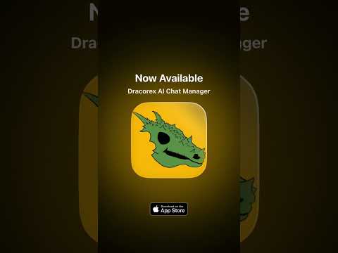 Dracorex AI Chat Manager Release Announcement #iOS #AI #utah #draco #macOS
