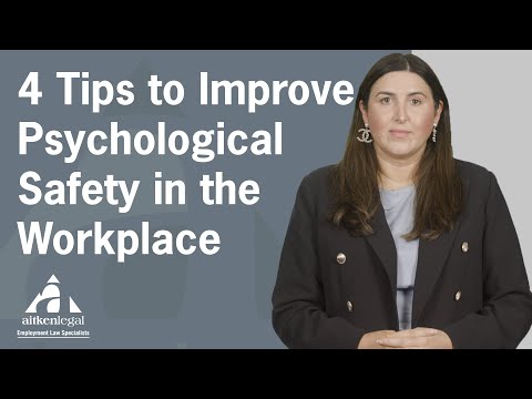 4 tips to improve psychological safety in the workplace