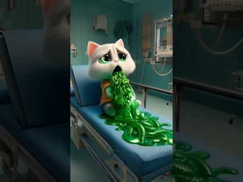 Kitten receives a gift from a stranger and the truth is surprising.#worm epidemic# cat#story