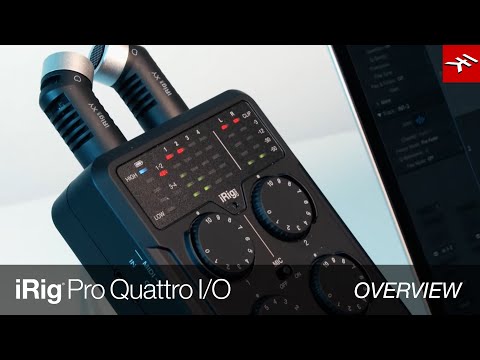 iRig Pro Quattro I/O Overview - 4-input professional field recording interface and mixer