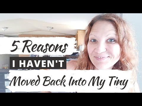 5 REASONS I HAVENT MOVED BACK INTO MY TINY: Set Backs & Reasons Why!