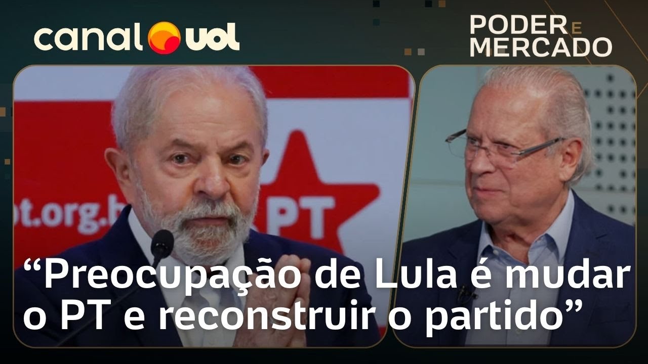 Lula não busca um sucessor sua preocupação é mudar o PT e reconstruir o partido afirma José Dirceu