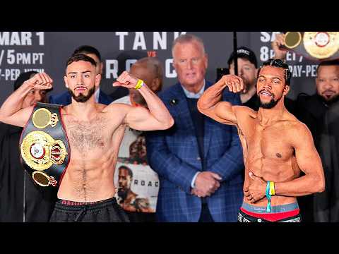 Rayo Vanelzuela vs Gary Antuanne Russell FULL WEIGH IN & FACE OFF