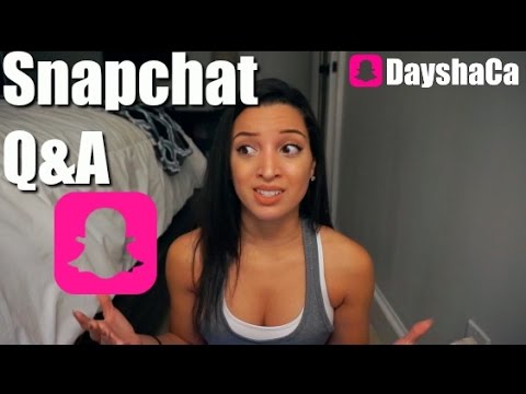 Snapchat Q&A !!!!