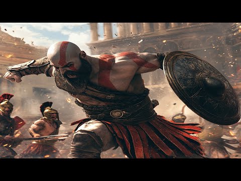 Kratos Vs Spartans Fight Scene (4K 60FPS) God of War PS5 Ascension