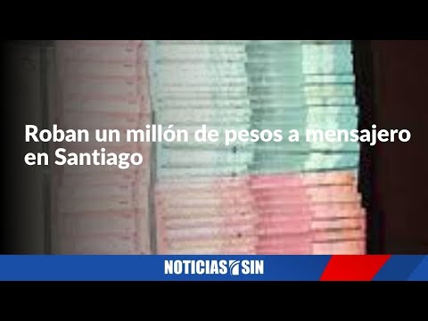 Roban un millón de pesos a mensajero en Santiago