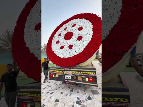 أكبر باقة زهور في العالم لأمي ❤️