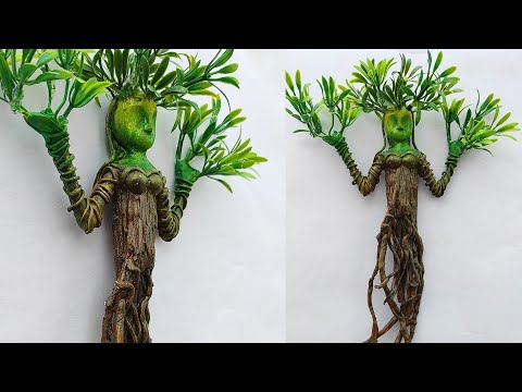 Wired Tree of Life Dream Catcher Craft | Tree Woman Clay Craft for Wall Hanging Home Decor